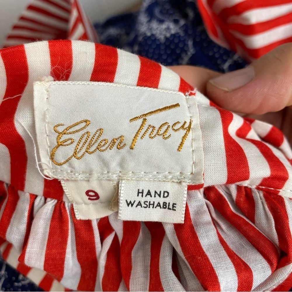 Vintage 70s Ellen Tracy Americana Maxi Skirt - Picture 3 of 7